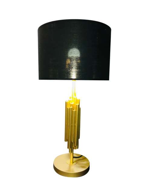 GOLD TUBE TABLE LAMP