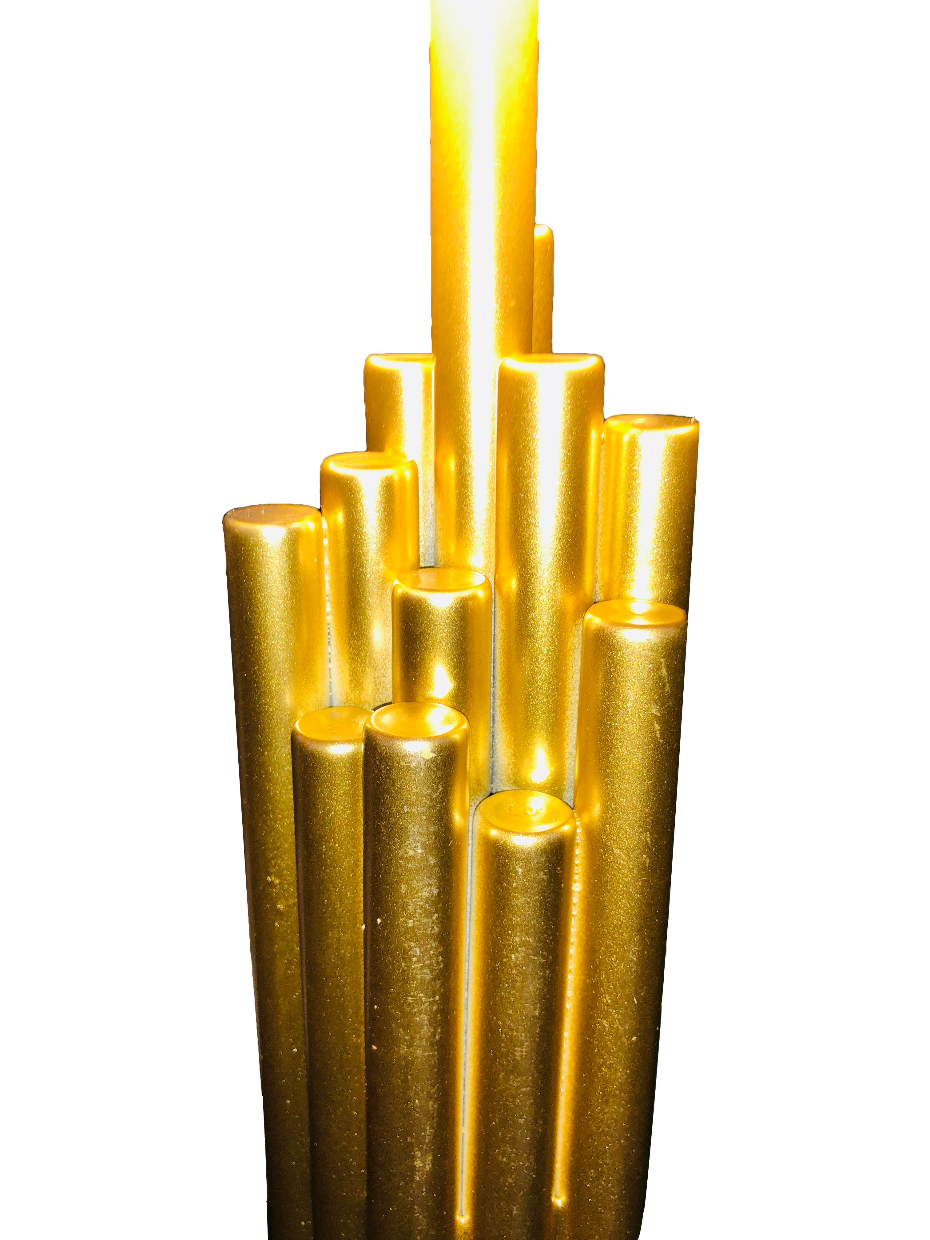 GOLD TUBE TABLE LAMP Home DecorLamps Interior Warehouse Lamp