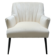 LILLY CHAIR IN WHITE VELVET