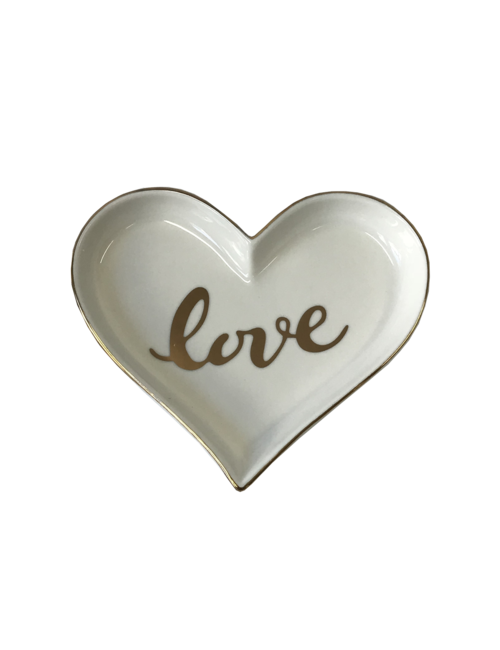 LOVE' HEART PLATE