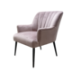 Lilly Chair In Rose Velvet