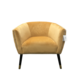 GOLD VELVET ELISE CHAIR