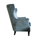 ASHTON ARMCHAIR IN DARK AQUA VELVET