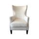 ASHTON ARMCHAIR IN WHITE VELVET