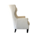 ASHTON ARMCHAIR IN WHITE VELVET