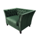 Sebastion Dark Green 1 Seat Sofa
