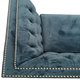 SEBASTION DARK AQUA 3 SEAT SOFA