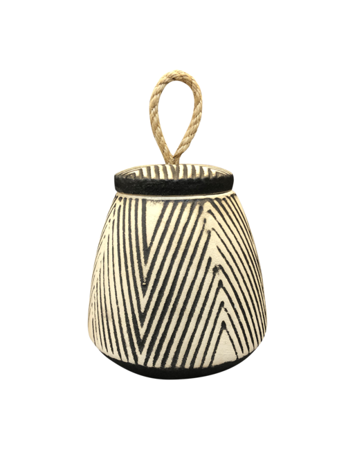 AFRICAN STYLE ANGLED POT