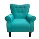 HANA CHAIR IN DARK AQUA FABRIC