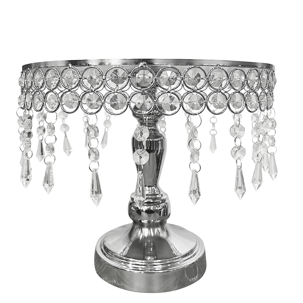 Wedding Extra Large Mirror Cake Stand with Bling - Hire - Wedding Wish