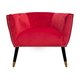 ELISE CHAIR IN RED VELVET