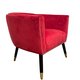 ELISE CHAIR IN RED VELVET