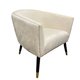 ELISE CHAIR IN WHITE VELVET