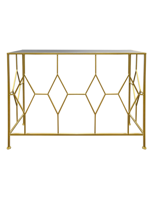 LARGE GOLD DIAMOND CONSOLE