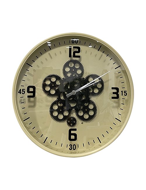 40Cmd Cream Cog Clock