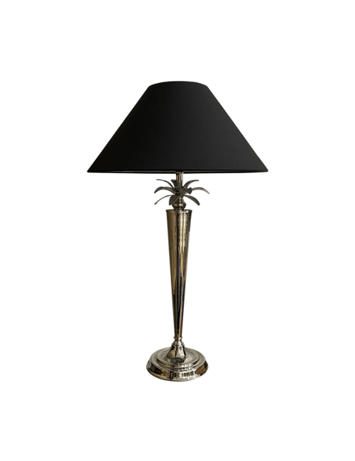 SILVER PALM TABLE LAMP