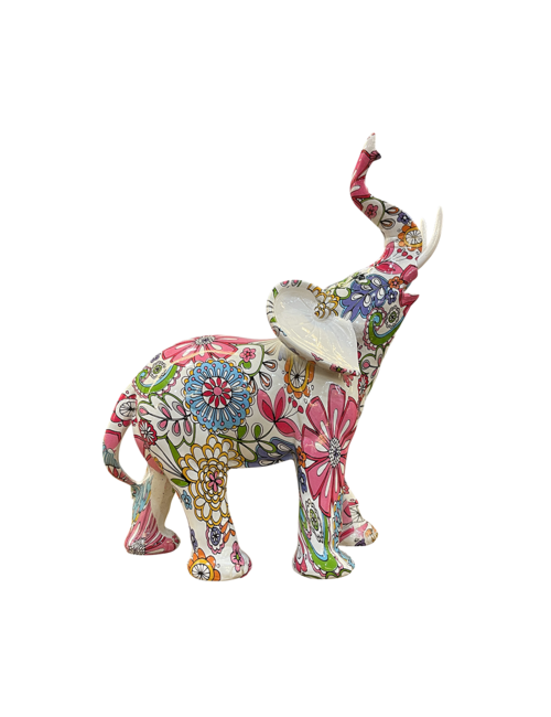 FLOWER PATTERN ELEPHANT