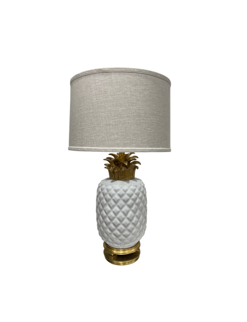 CERAMIC PINEAPPLE TABLE LAMP