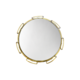 SMALL ROUND GOLD RING DISPLAY MIRROR BASE