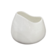 10.5CMH WHITE STONE SHAPE VASE