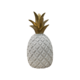 SMALL WHITE PINEAPPLE GOLD TOP