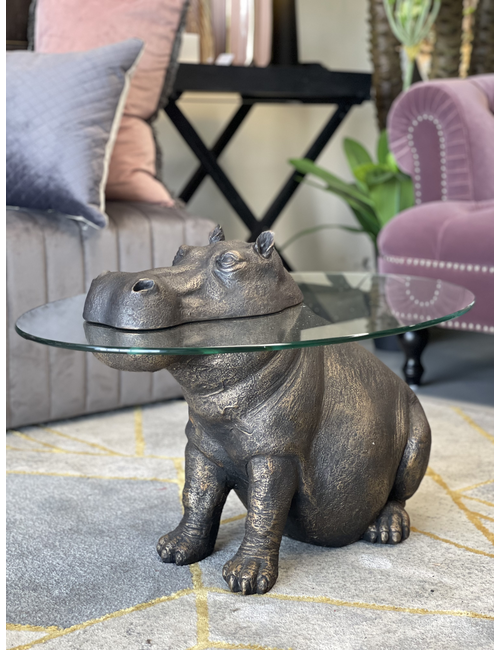 BLACK/BRONZE HIPPO TABLE - Home and Office Furniture | Interior ...