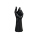 BLACK CERAMIC HAND VASE