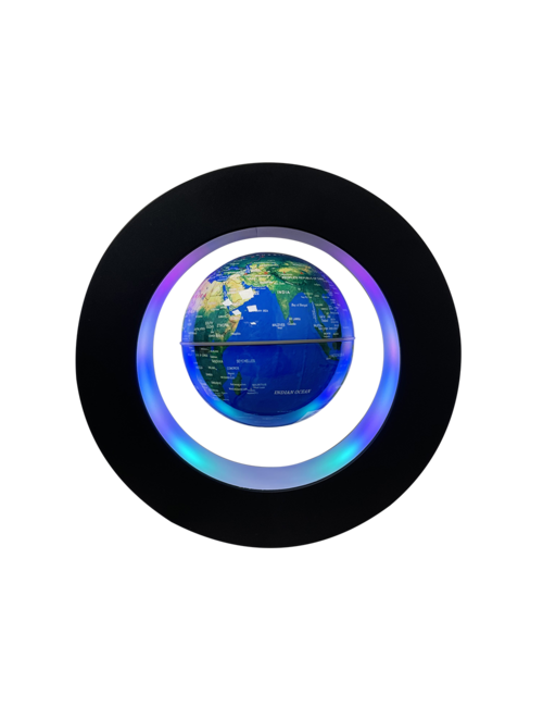 3 INCH FLOATING EARTH IN HALF RING