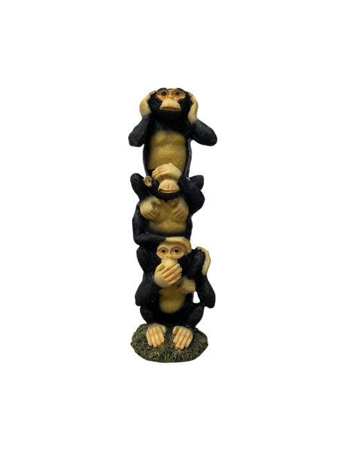 SEE NO EVIL MONKEY TOTEM