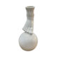 GLOSS WHITE FOOT VASE